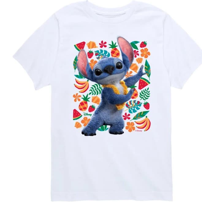 Lilo & Stitch Hula Dancing Graphic T-Shirt