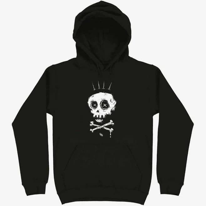 Crown Old Bones Graphic Hoodie