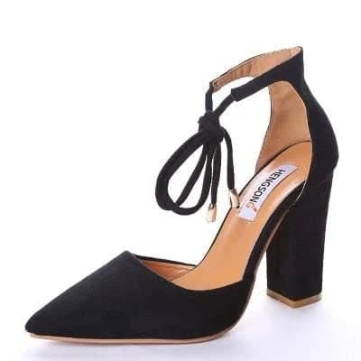 Women's Lace Up Pointed Toe High Heels