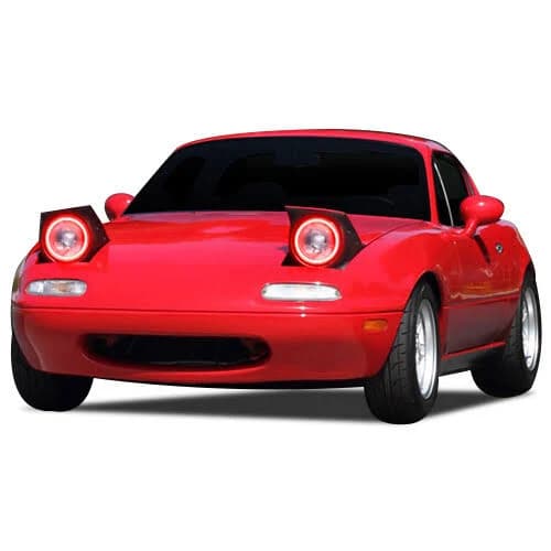 Mazda Miata 90-7 Color Chasing LED Headlight Flow Halo Kit | 12V