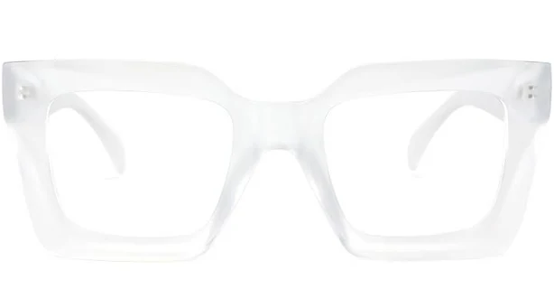 WhereLight Rectangle Prescription Eyeglasses Clear Full Rim Plastic Frame, Blue Light Glasses
