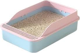 Amazon.com: WANGHAI2024M Cat Litter Box Open Top Cat Litter Box with High Side, Detachable Cat Cleaning Basin, Litter Pan with Shovel Plastic Cat Cleaning Bath Basin for Cats and Small Dogs Cat
