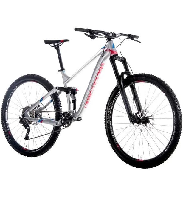 BELFORT Balam 3 29 Enduro Full-Suspension Mountain Bike, silver-red / S/15"