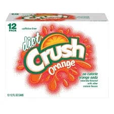 Crush Diet Orange Soda