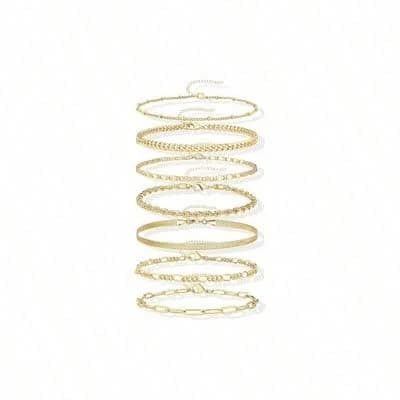 Dainty Layered Cuban Link Bracelet