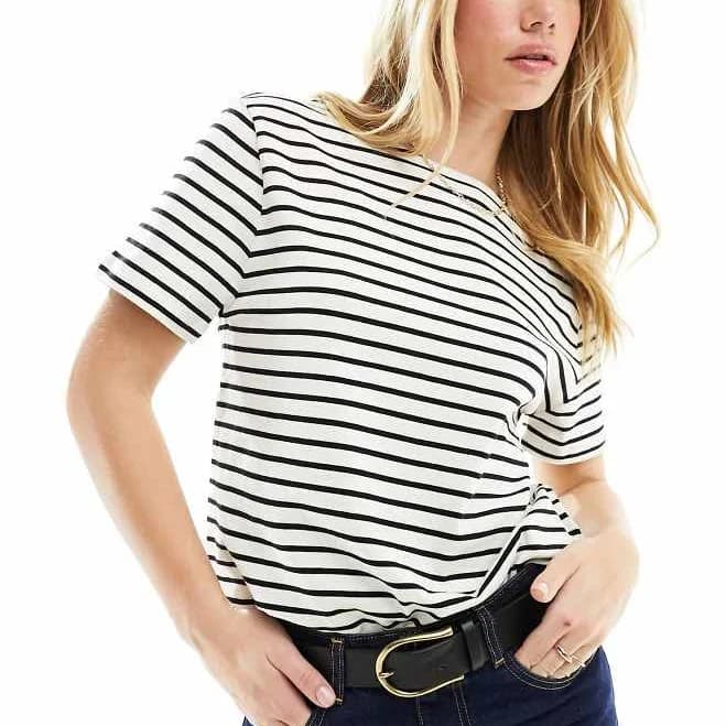 & Other Stories Cotton Stripe T-Shirt