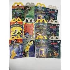 Vintage 1980-90 McDonalds Happy Meal Boxes Lot of‎ 6 Sleeping Beauty Jungle Book