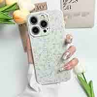 Amazon.com: DYFYFKDI Floral Case for iPhone 14 Pro Cute Flower Rose Pattern Aesthetic Vintage Girls Women,Oil Flowers Girly Trendy Slim Fit TPU Shockproof Protective Cover, Green : Cell Phones & Accessories
