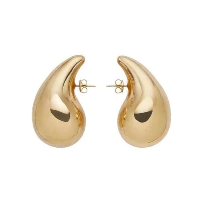 Bottega Veneta Women's Sterling Silver Large Drop Earrings