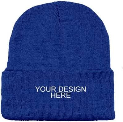 Apollo Embroidery Long Knit Beanie