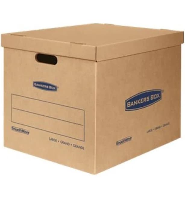 Bankers Box SmoothMove Classic Moving Boxes with Lift-Off Lid