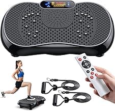 PBYRD Vibration Plate Exercise Machine 2025 Upgraded Vibrating Plate for Lymphatic Drainage Weight Loss 330Lbs, 999 Adjustable Speeds, Full-Body Shaker Vibration Platform for Women Men, Sport Home Gym