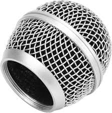 Amazon.com: Pilipane Microphone Grill,Grille Ball Head Replace, Microphone Ball, Metal Accurate Microphone Replacement Head, Metal Microphone Mesh Head, with Built in Blowout Prevention, Microphone Accessories : Musical Instruments