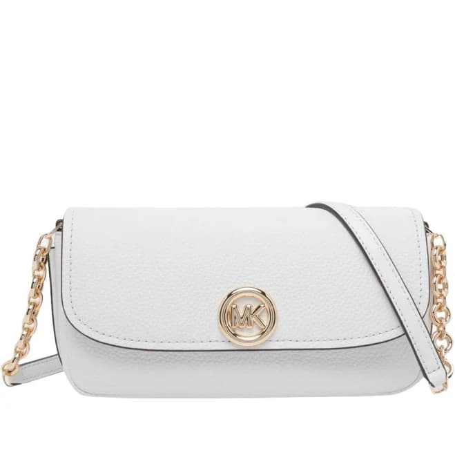 Michael Kors Chain Strap Shoulder Bag - White