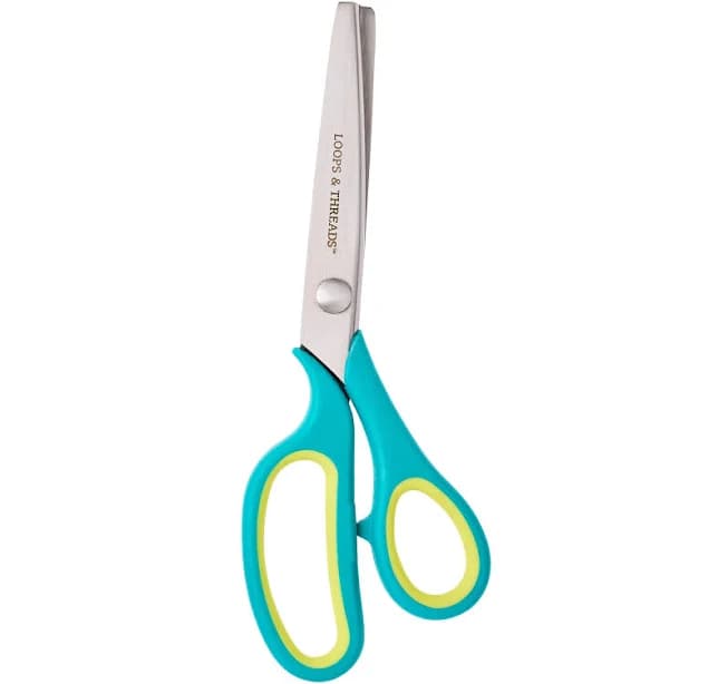 Loops & Threads Pinking Shears in Blue | 9" | Michaels