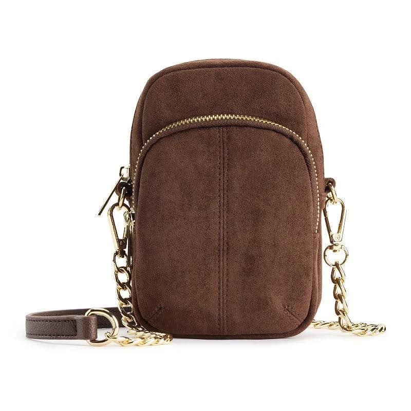 Madden Girl Suede Chain Crossbody Handbag