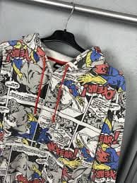 No Fear × Vintage No Fear 90s Vintage COMIX Graphic Hoodie | Grailed