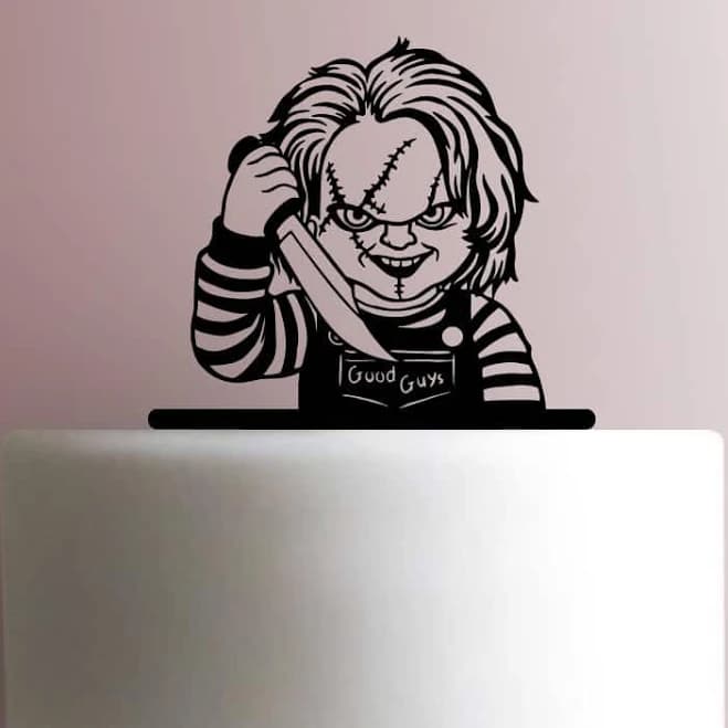 Chucky with Knife 225-B636 Cake Topper
