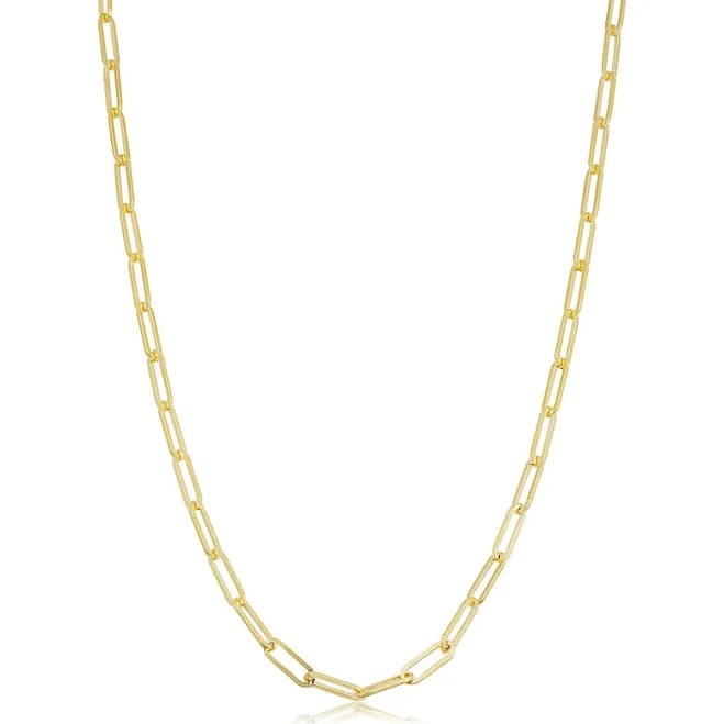 14K Gold Filled Paperclip Chain Necklace