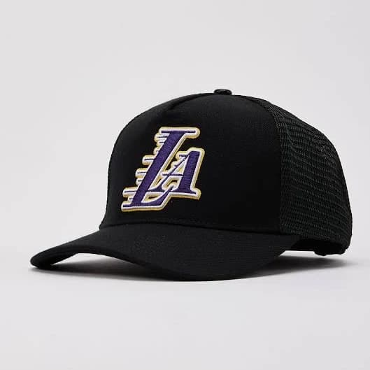 Pro Standard Unisex Los Angeles Lakers Classic Pinch Front Trucker Hat