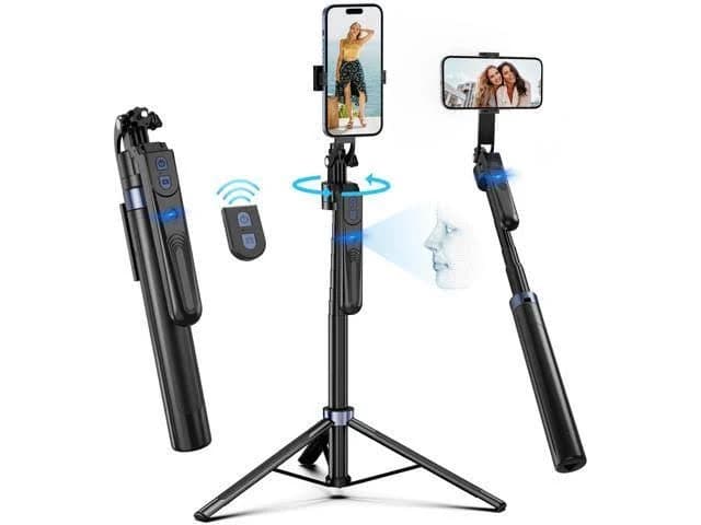 360° Auto Face Tracking Tripod Stand with Remo