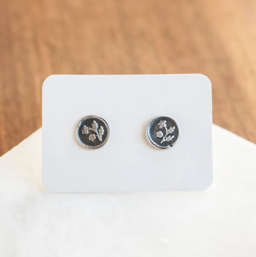 Floral Stud Earrings