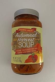 Autumnal Harvest Soup, Creamy Tomato Based with Pumpkin & Butternut Squash, 25 oz.