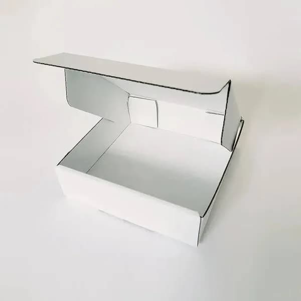 White Corrugated Box