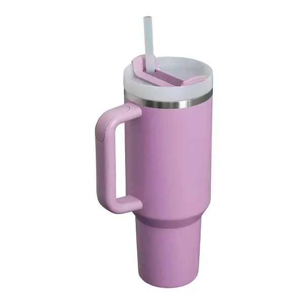 40 oz Lilac Stan Quencher H2.0: BPA-Free, Insulated Cup with Handle, Straw & Travel-Ready Design