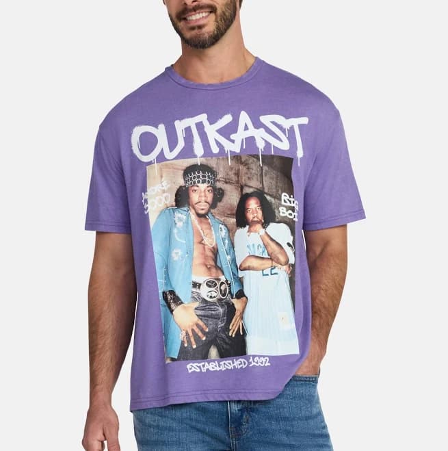 Outkast Men's Boxy Fit Graphic Tee