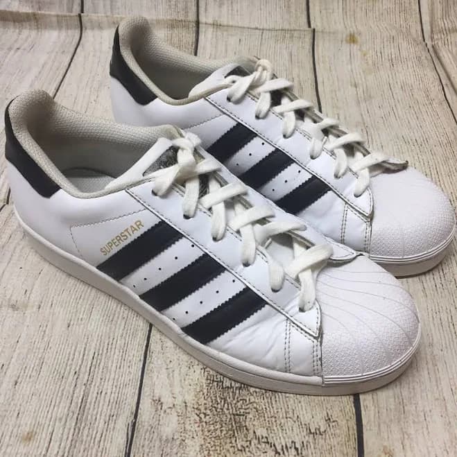 Adidas Superstar Men’s Shoes Black White Shell Toe Sneakers C77154