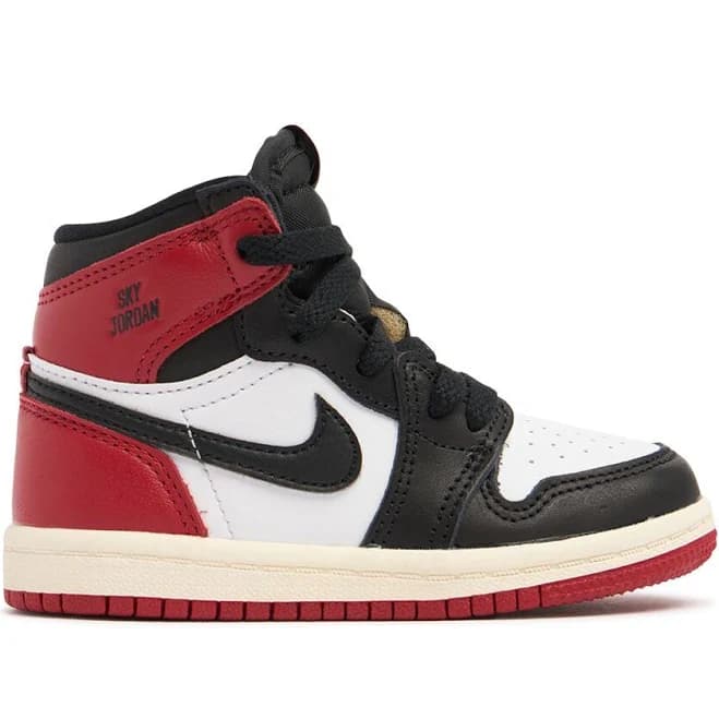 JORDAN | Jordan 1 Retro High OG sneakers | KIDS-GIRLS | White/Black/Red | 3 | Calf |