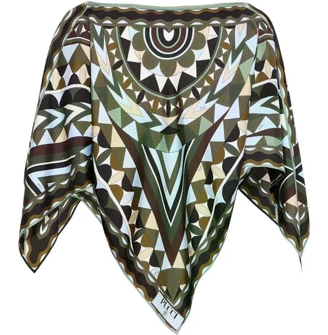 Emilio Pucci Geometric-Print Blouse