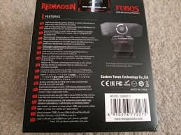REDRAGON GW600-1 FOBOS 720p USB Streaming WEBCAM With Built-In Microphone NEW! | eBay