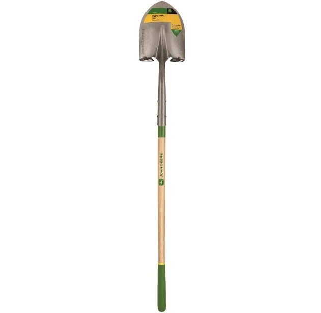 John Deere 61 in. Steel Digging Shovel with Wood Handle