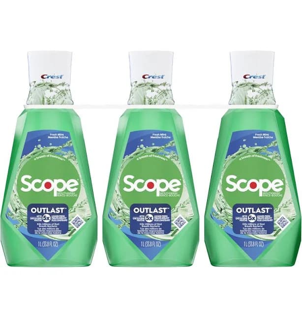 Crest Scope Outlast Mint Mouthwash