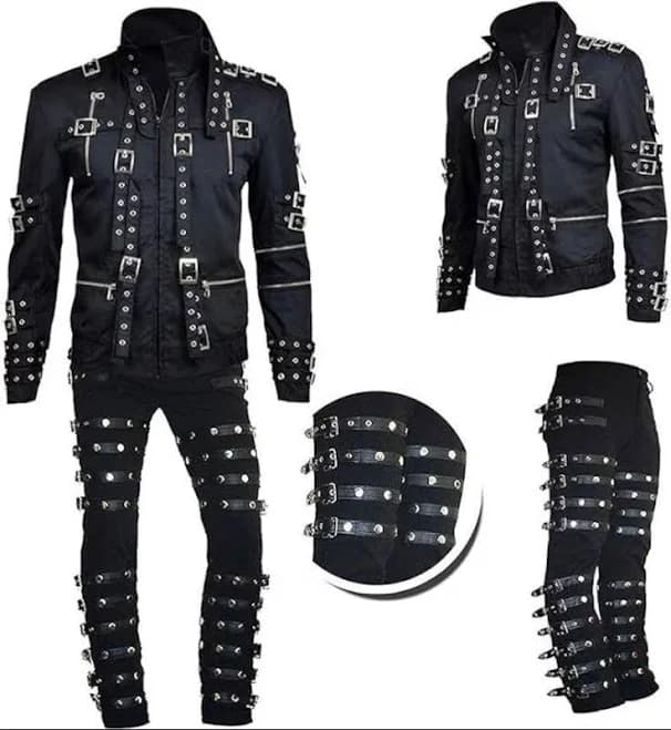 Michael Jackson Bad Era Leather Jacket