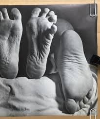 Toes Orgasm Sex Original Vintage Poster 1970 Black Ans White Feet Headshop | eBay