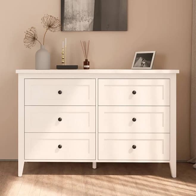 Latitude Run Wilma 6 Drawer Double Dresser