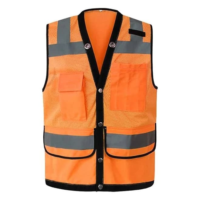 Hi-Viz Class II Vest with Silver Reflective Tape (10 Pack)