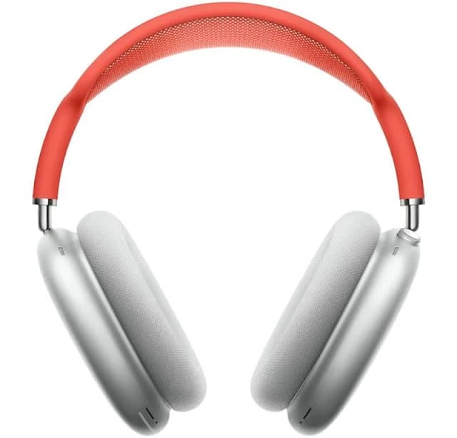 Apple AirPods Max Over-Ear Noise-Cancelation Headband Headphones - Custom Colors Pinkish and Silver / Grade B - Good / Black