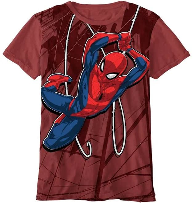 Spider-Man Boys Spider Swing T-Shirt