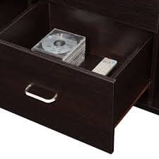 HomeStock Baroque Brilliance 2 Drawer TV Stand with Shelves for TVs up to 55 Inches - Walmart.com