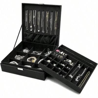 Velvet Jewelry Box Organizer for Women