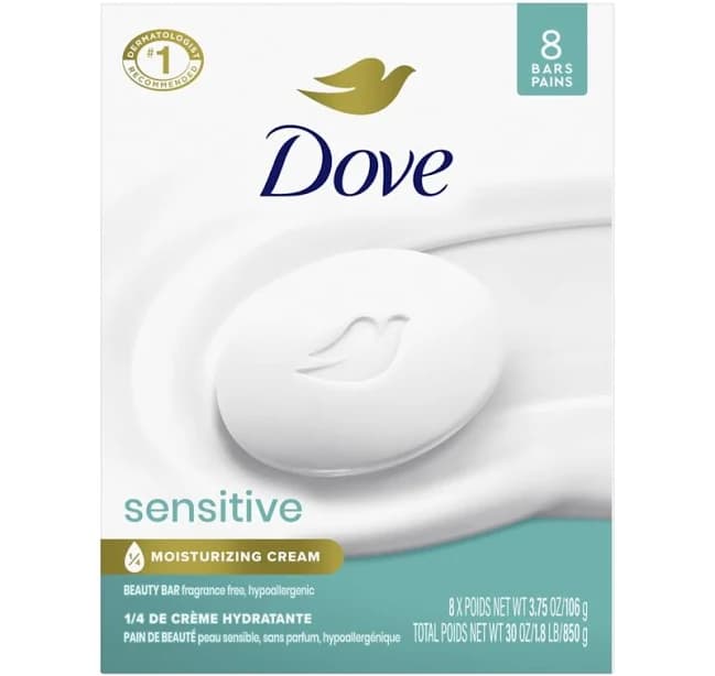 Dove Beauty Bar Soap Sensitive Skin