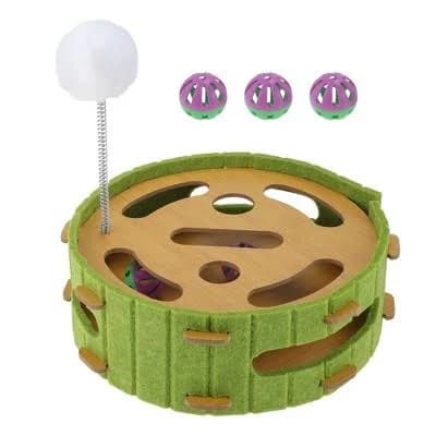 Unique Bargains Interactive Cat Toy Puzzle Toys for Indoor Circle