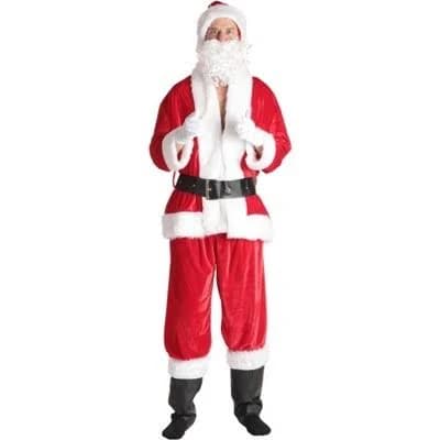 #followme Men's Santa Claus Velvet Costume