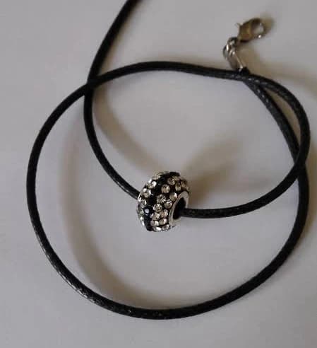 Shiny Suspension Rope Pendant Choker