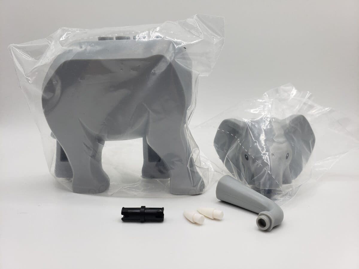 LEGO Elephant Short White Tusks from 60302 NEW Type 2 Animals Wildlife Rescue | eBay