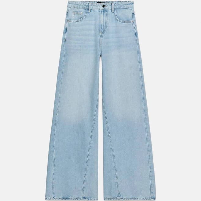 Zara Women's Z1975 High-Rise Wide Leg Jeans